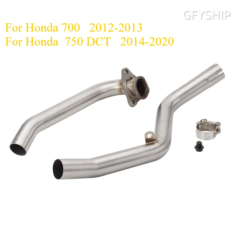 Für Honda Integra 700 / 750 DCT 2014 - 2020 Motorrad-Auspuffanlage Auspuffrohr Mittelteil