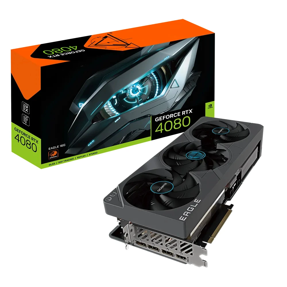 بطاقة الرسومات نفيديا غيفورس ، بطاقات الفيديو ، GTX 4080 النسر ، RTX4080 ، GTX4080 ، وحدة معالجة الرسومات ، 16GB