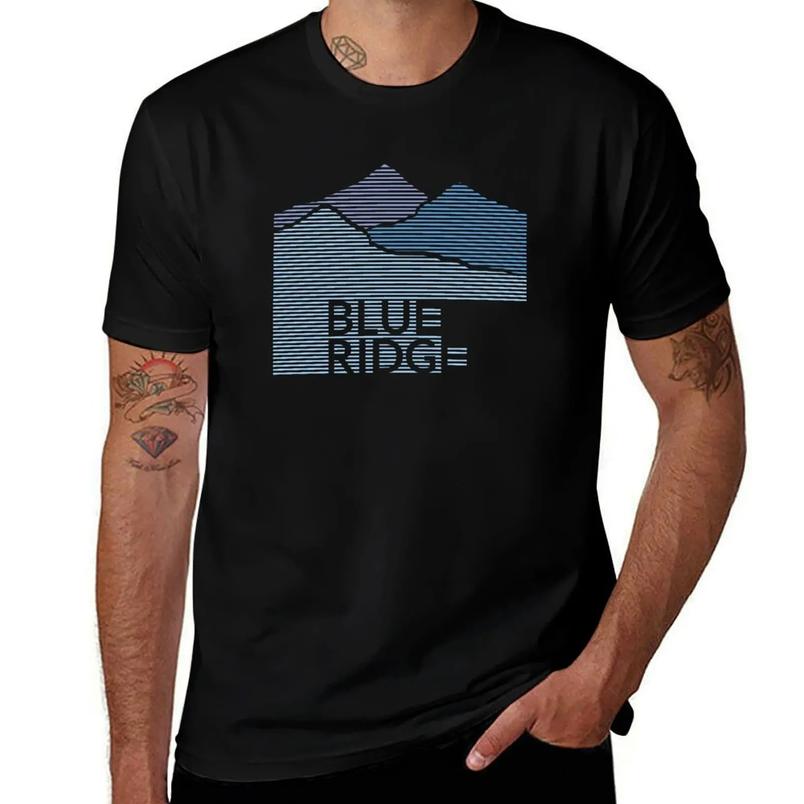 Blue Ridge T-Shirt Retro Graphic Print T-Shirt