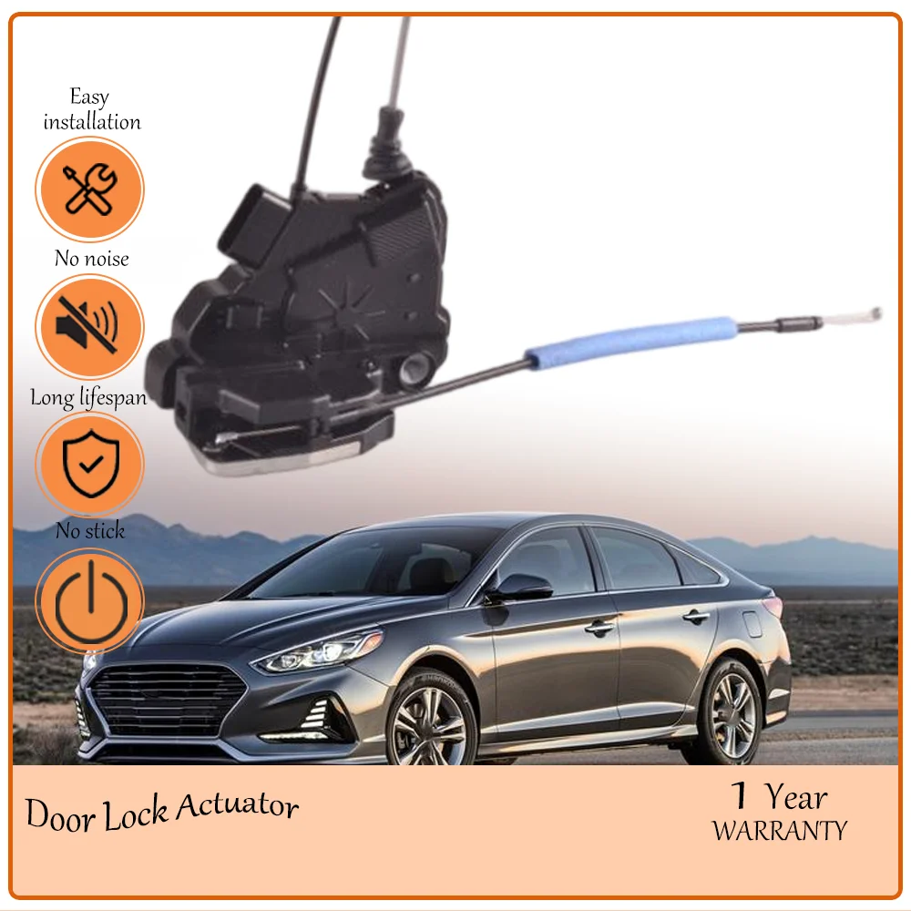 

Left Front Door Lock Device, Corresponds To 2015-2017 Sonata, Smooth Operation Durable Install Accessory oem 81310-C1000