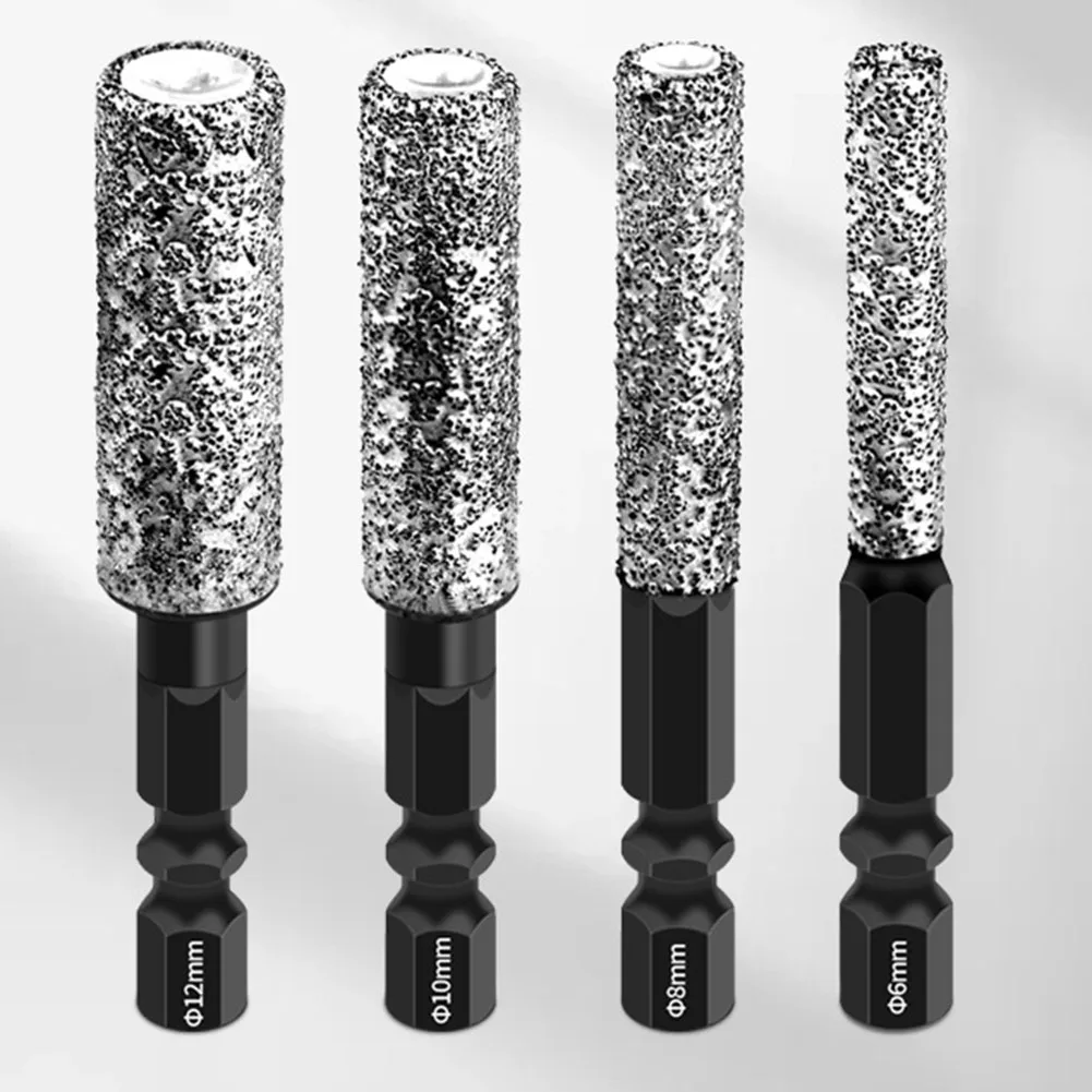 

1pcs Diamond Drill Bit Grinding Tile Hole Opener 6mm 8mm 10mm 12mm For Dry-Drilling Tiles Glass Marble Granite Ceramic Hole Open