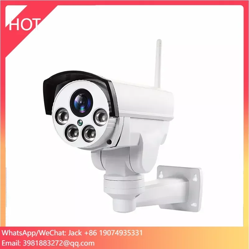 

CamHipro 4G Wireless Auto Tracking 5X Optical Zoom 5MP IR SD Card Audio Video Recording Street Bullet Wifi IP Camera PTZ