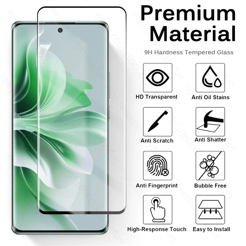 8To1 19D Tempered Glass Screen Protector For Oppo Reno11 Reno 11 Pro 5G Camera Protective Glass On Opo Reno11pro 5G 2024 6.7