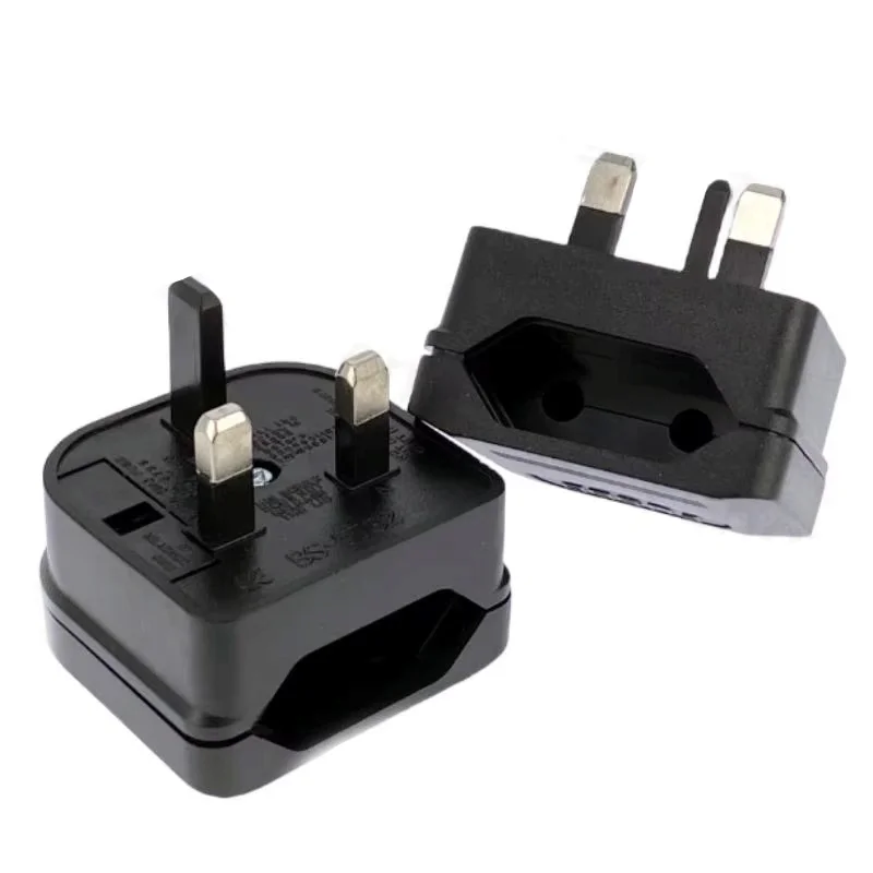 European 2 Pin To UK 3 Pin Plug Power Socket 3A/5A/13A Eu To Uk Plug Travel Adapter Converter Power Charger Power Socket Outlet