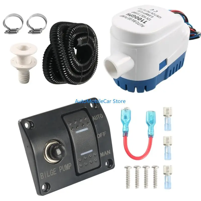 G8TE Automatic Bilge Pump 750GPH 1100GPH Two Speed Marine Water Pump With Auto For Boats Yachts And Kayaks