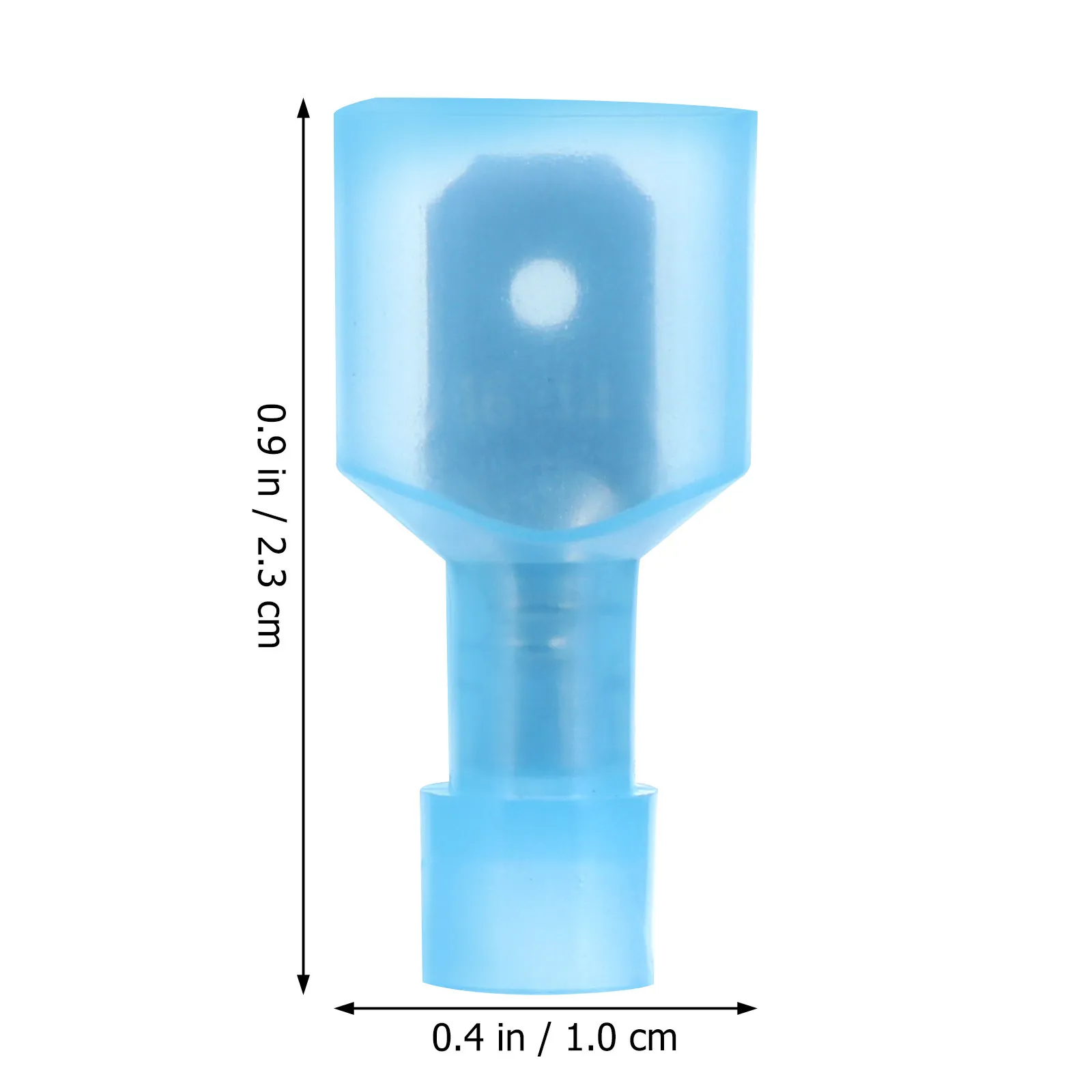 150Pcs Insulated Spade Connector 16-14 Awg Thick Tinned Brass Quick Disconnect Terminal with Translucent Tubing for DIY Auto
