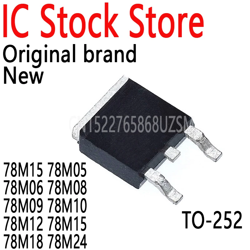 10PCS New and Original L78M15CDT L78M15 TO-252 IC Chip In Stock 78M15 78M05 78M06 78M08 78M09 78M10 78M12 78M15 78M18 78M24