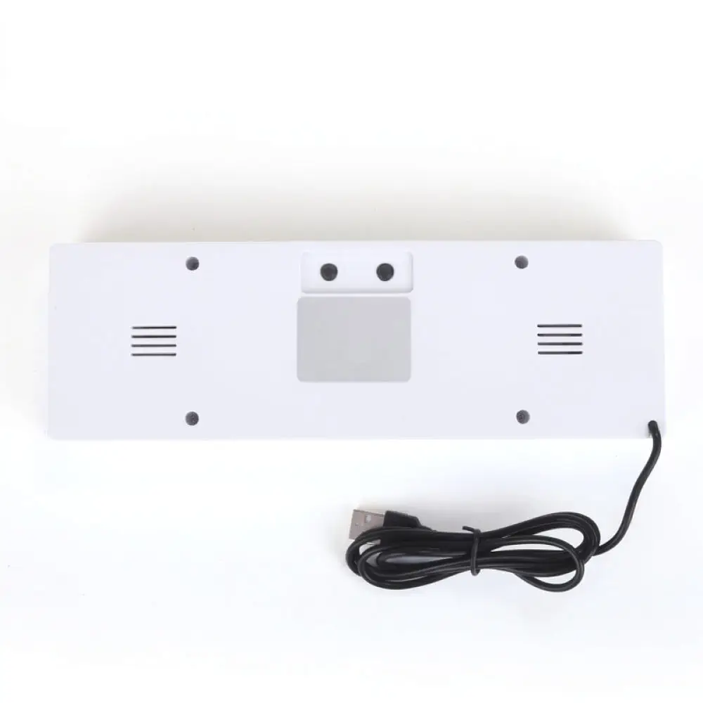 Colorful RGB Music Spectrum Display LED Clock Voice Control Rhythm Lamp Desktop Atmosphere Visualizer Level Indicator Tool
