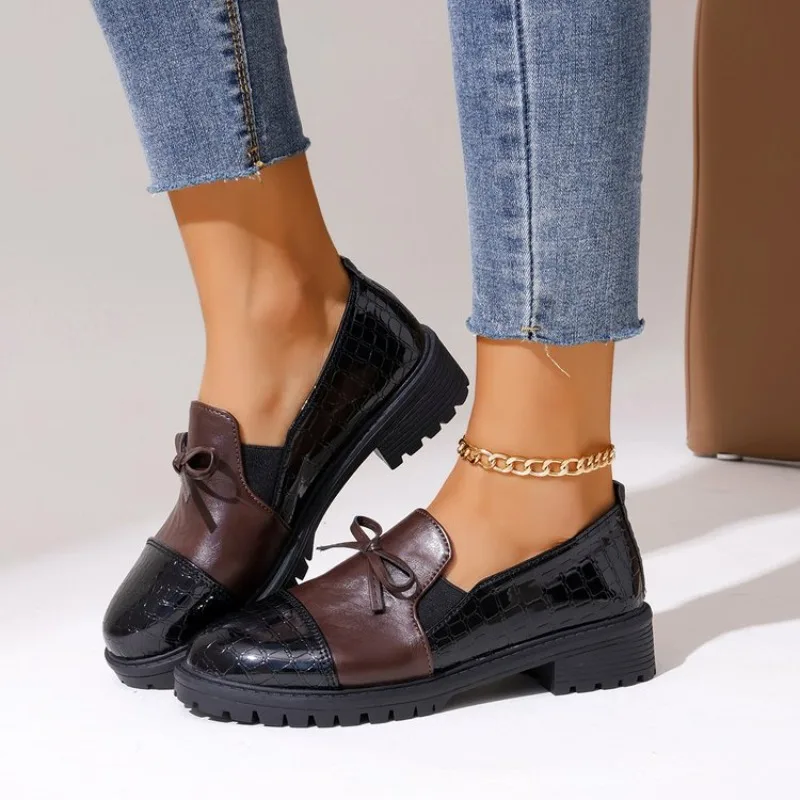 Loafers for Women Platform  Casual Shoes Woman Spring New Comfort Slip on Flats Single-shoe 2026