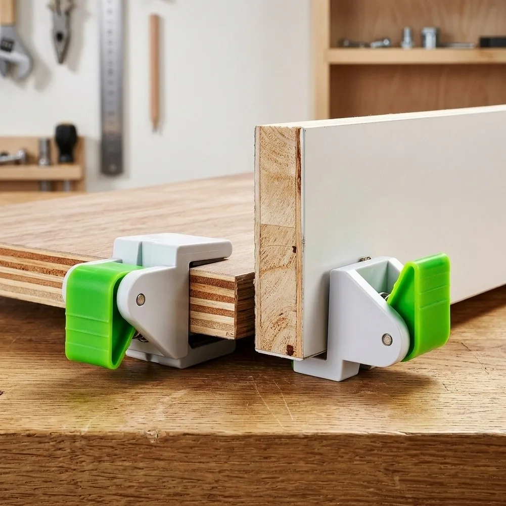 2pcs Cabinet Clamp, Adjustable Quick‑Release Woodworking Installation Tool Portable Wardrobe Scriber Mounting Fixture