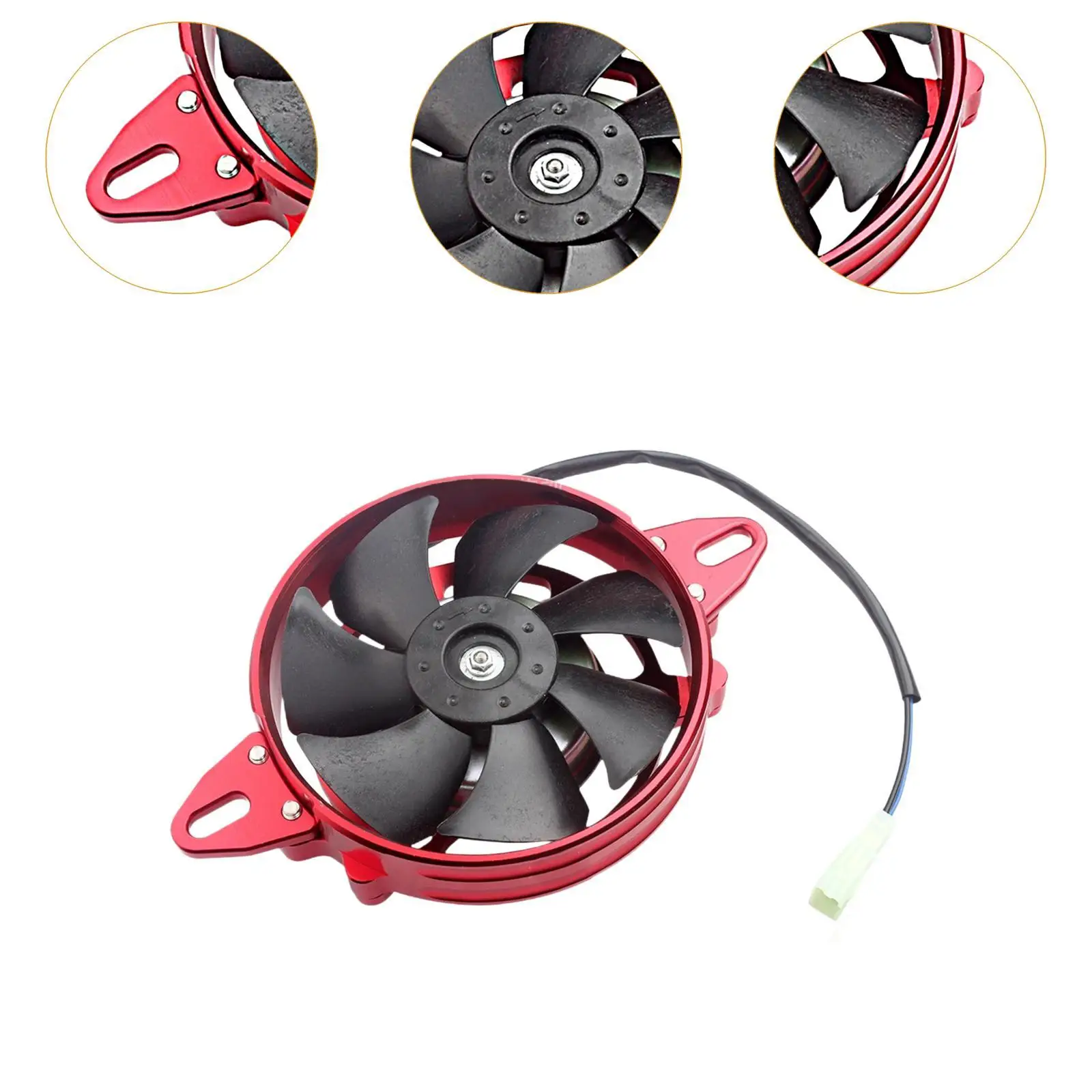 125cc 150cc 200cc 250cc 핏 바이크용 라디에이터 냉각 팬 4인치