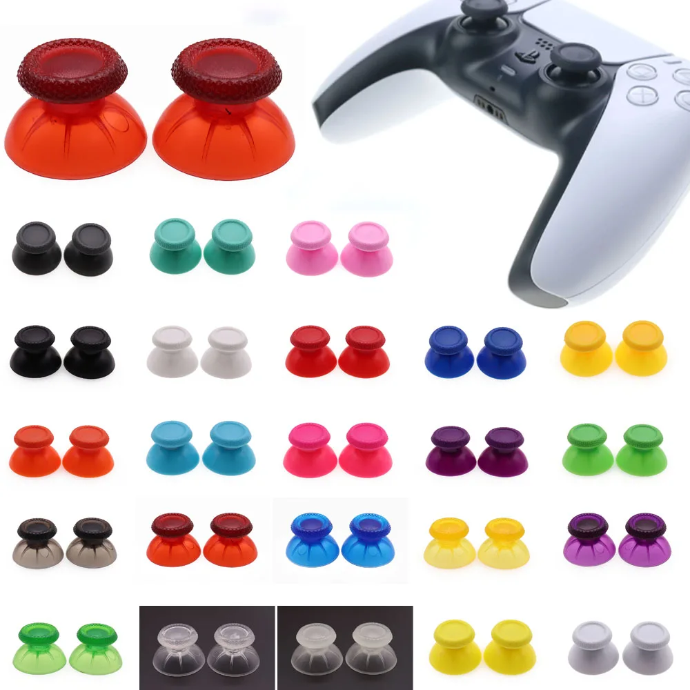 1pair for  PS5 DualSense Wireless Controller Thumbstick Analog Thumb Sticks Grip Cover Joystick Caps Accessories