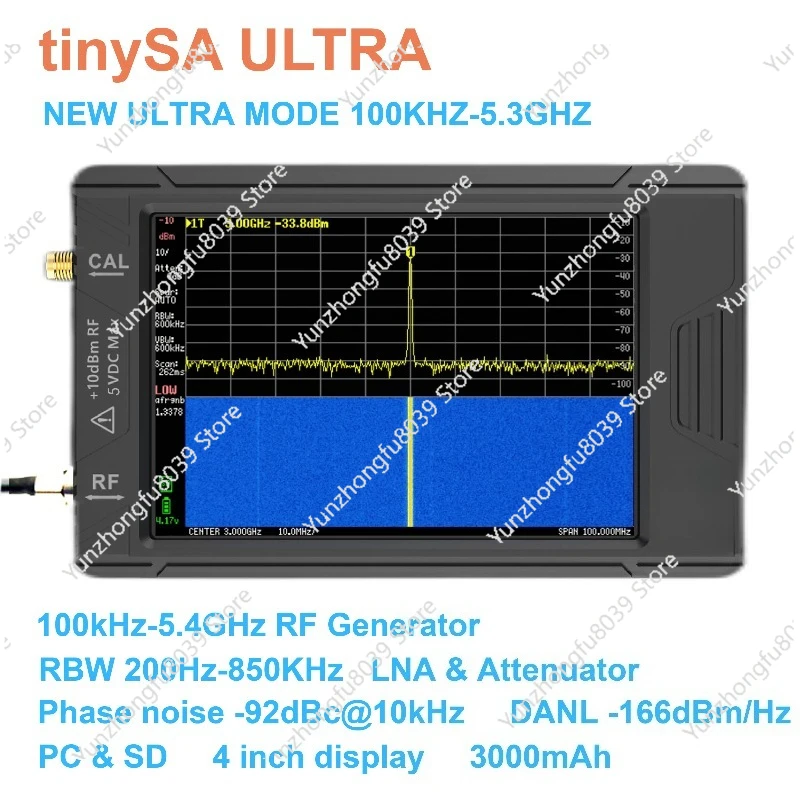 ZS-405 old version Hand held tiny Spectrum analyzer tinySA ULTRA 4