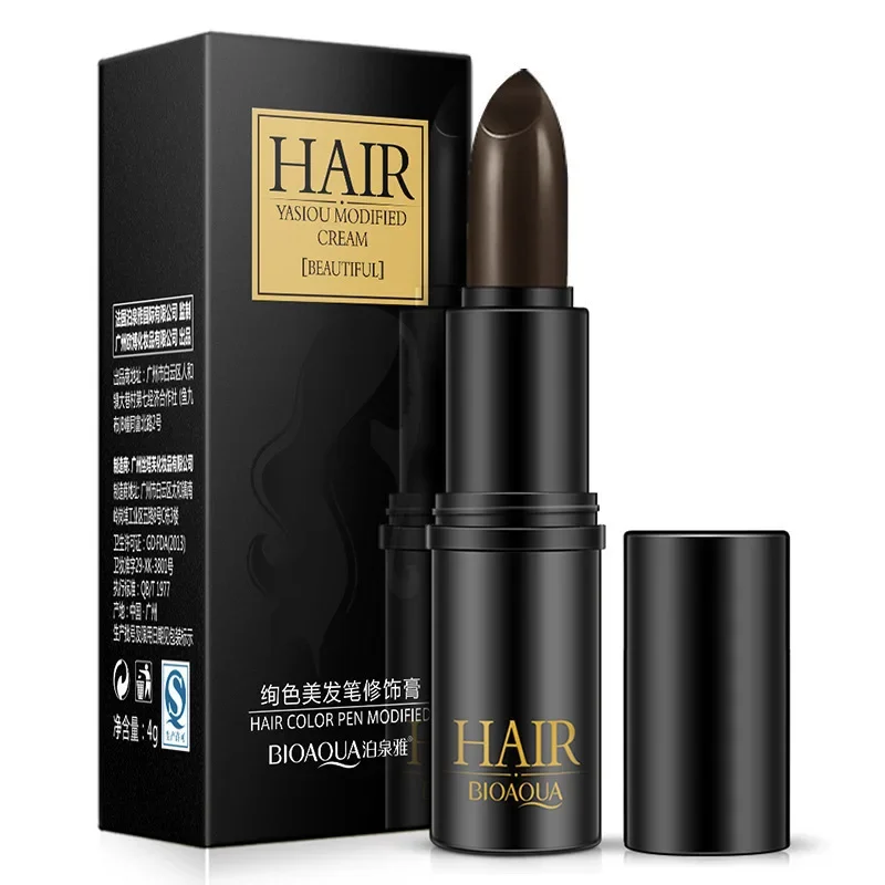 Hair Wax Black Healthy Hair Dye Instant Gray Root Coverage Hair Color Modify Cream Stick Temporary Makeup Comestics Tools