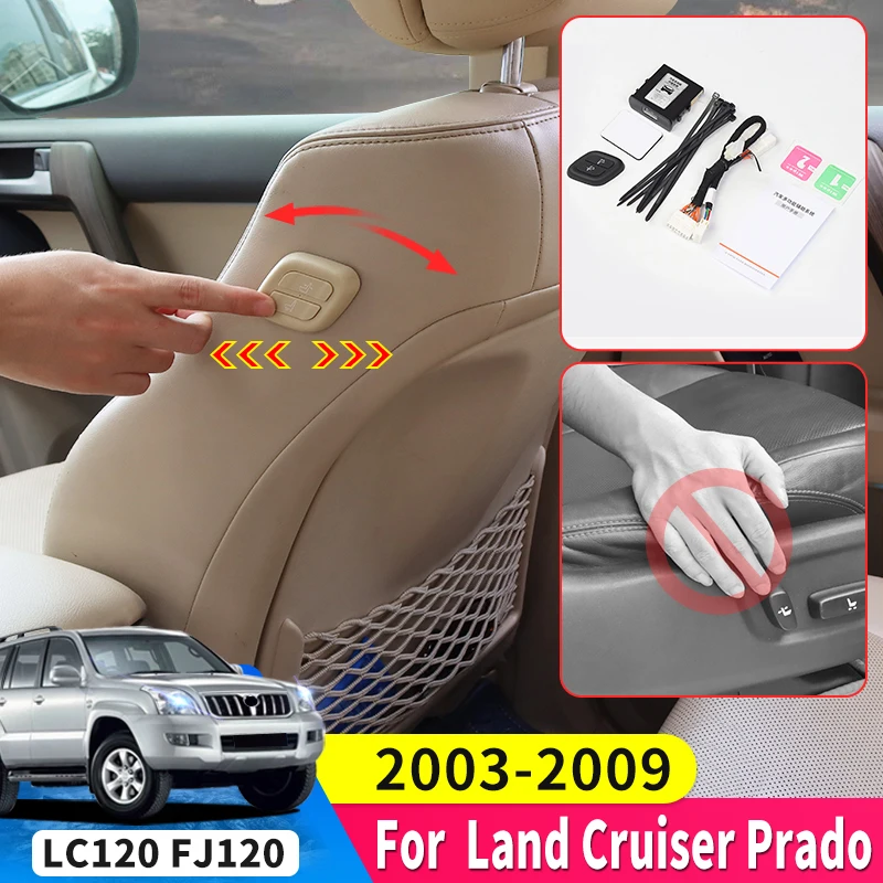 Co-Pilot Seat Wireless Button for Toyota Land Cruiser Prado 120 2003-2009 2008 Lc120 Upgrade Interior Modification Accessories