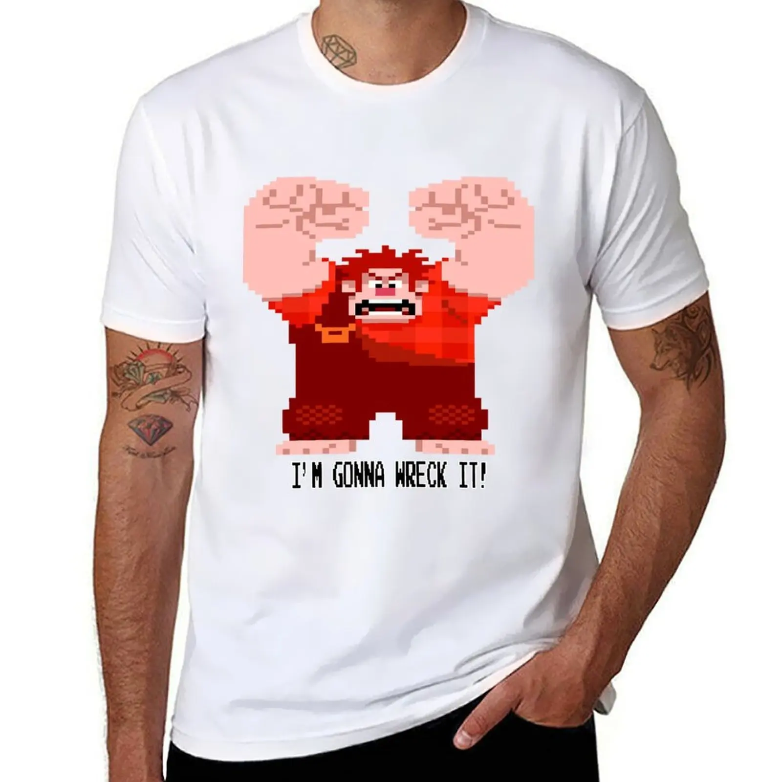 Wreck It Ralph Gonna Wreck It T-Shirt t shirts for man graphic funny g man t shirts for men T-Shirt