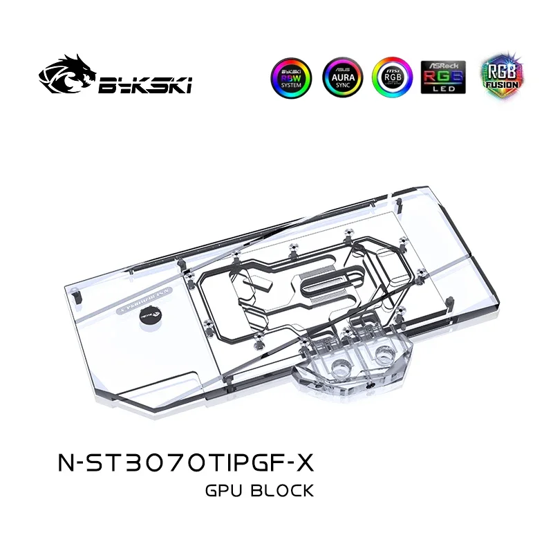 كتلة ماء Bykski-GPU لزوتاك ، RTX3070TI ، 3060TI ، 8GD6 ، PGF OC ، بطاقة رسومات ، كتلة مشعاع نحاسي ،