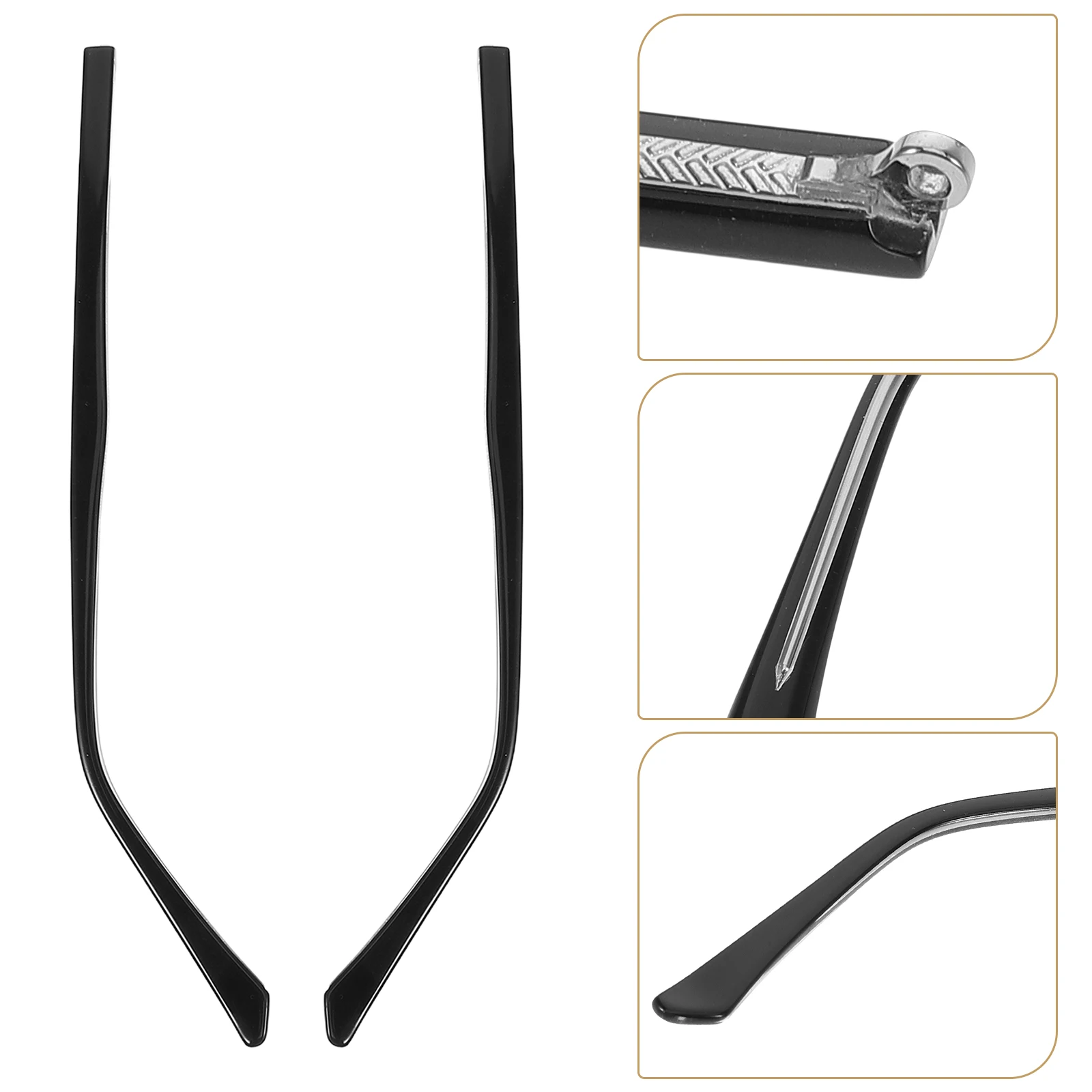 

Crystal Temples Glasses Arms Replacement Accessories Metal Eyeglass Legs Universal Frame Parts Durable Materials