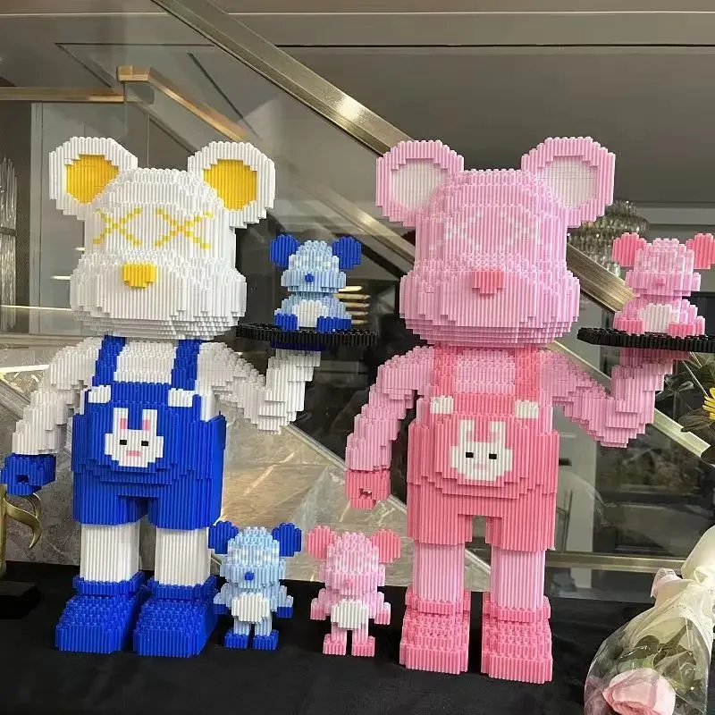 

Конструктор DIY «Брутальный Медведь»: Набор для сборки из мелких деталей, декоративный элемент, подарок на праздник или день рождения