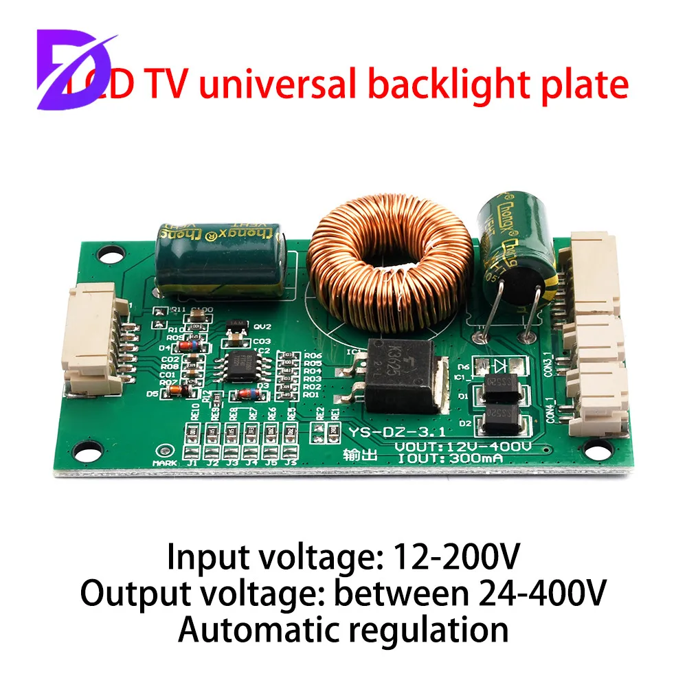 Universal placa driver atual constante, Boost placa adaptadora, LED TV Backlight, monitores, 10-65"