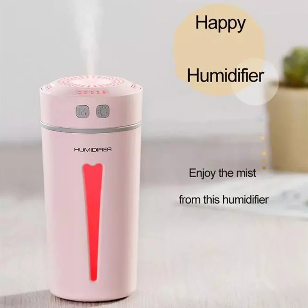 

USB Essential Oil Diffuser Aroma Humidifier 260ML for Office Car Home Bedroom Study 7 Led Lights Air Purifier Mist Sprayer