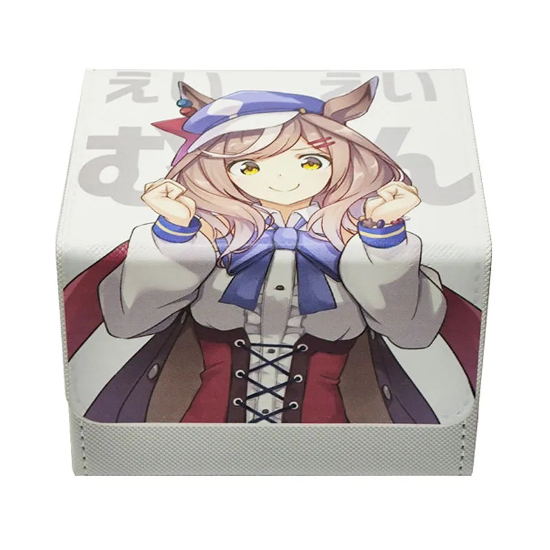 

Uma Musume Pretty Derby PTCG WS DIY кожаная коробка для карт большой емкости утолщенная коробка для хранения карт коллекции аниме