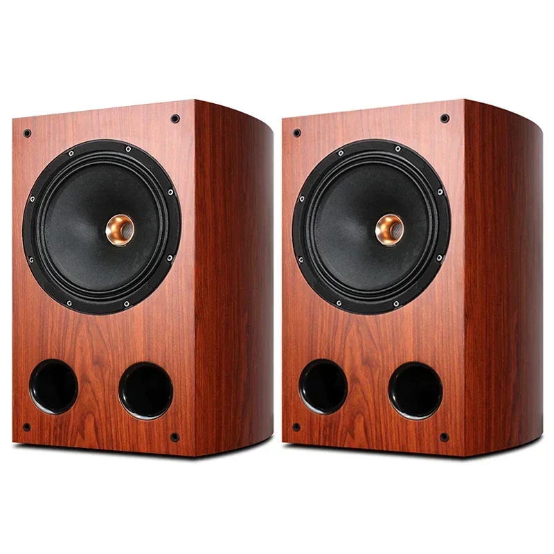 200W 10 Inch Coaxial Bookshelf Speaker, HiFi Full Range Passive Loudspeaker for Home Theater Audio System