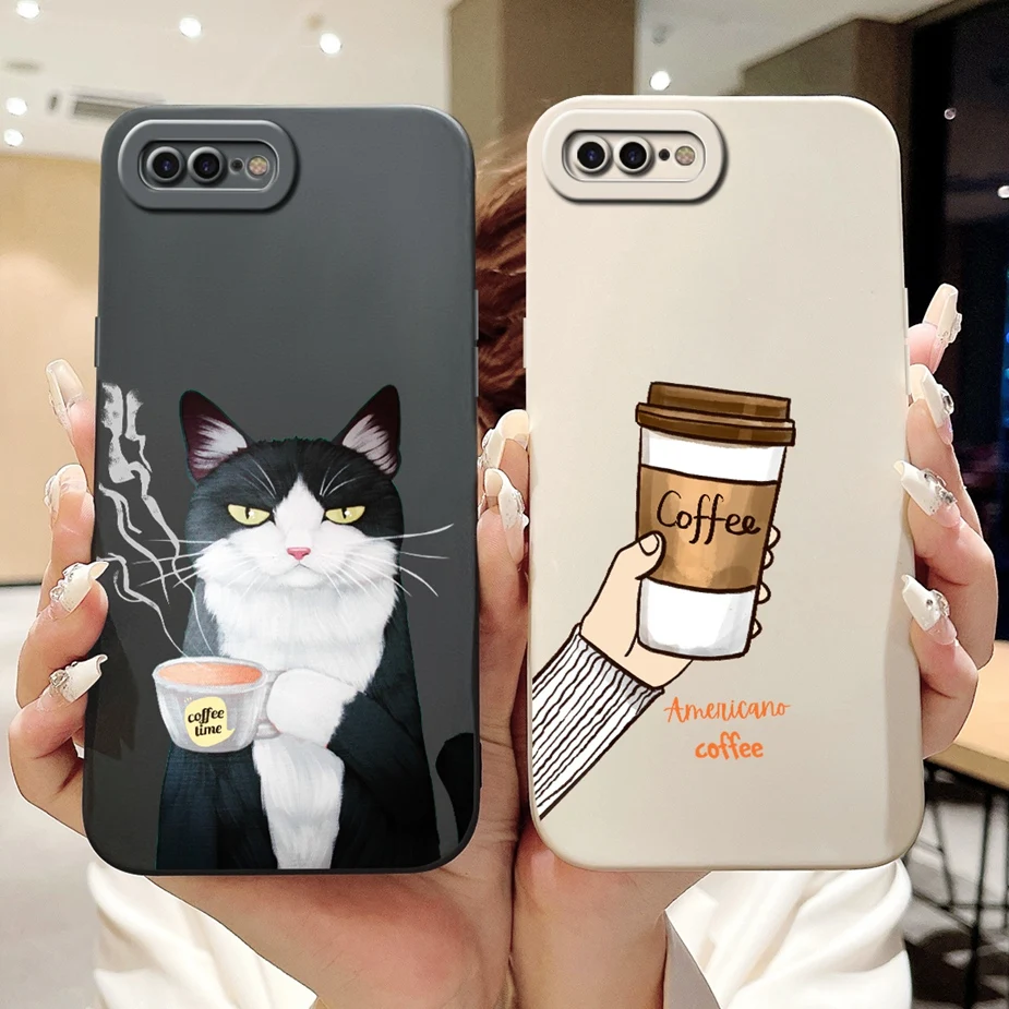 For Apple iPhone 7 Plus Case iPhone8 Plus Luxury Candy Painted Cover Shockproof Phone Case For iPhone 8 iPhone7 Plus Soft Fundas