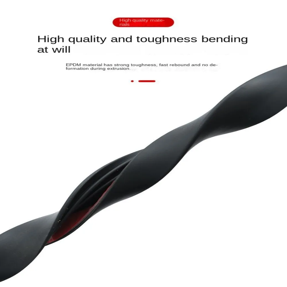 7-Shape Car Window Seal Strip Windproof Noise Insulation Car Side Window Gap Filler Waterproof Auto Accessories Rubber Seals