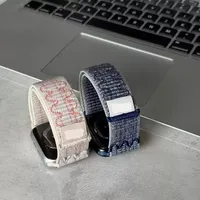 Sport Loop Strap for Apple Watch Band Ultra 2 49mm Nylon Bracelet for iWatch series 10 9 8 7 6 5 4 3 SE 46mm 45mm 44mm 41mm 42mm