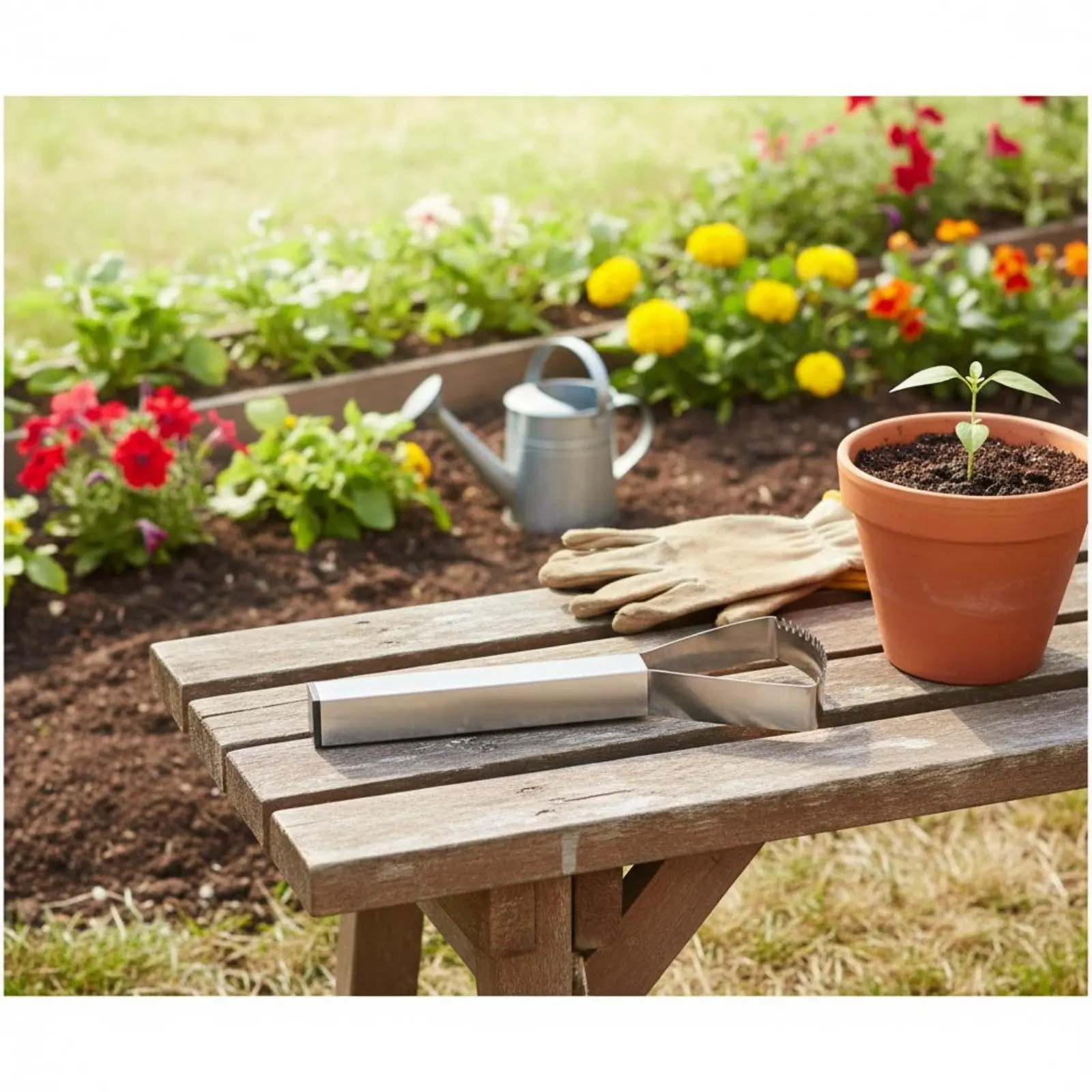 

Manual Plant Removal Puller Versatile Stainless Steel Weeding Rake Handheld Loop Hoe Sturdy Duty Gardening Equipment