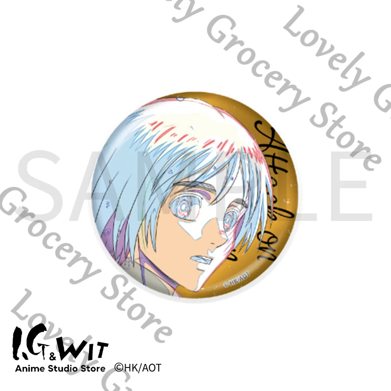 公式アニメ進撃の巨人進撃の巨人アルミン・アルレルトコスプレチャームブリキエンブレムバッジ飾り漫画マスコットギフト