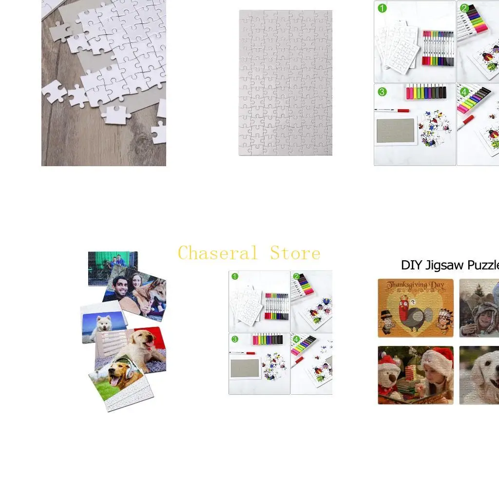 

E7CE головоломка, пустые пазлы, кусочки головоломки, белый цвет, живопись, домашний рисунок, детский сублимационный рисунок, в