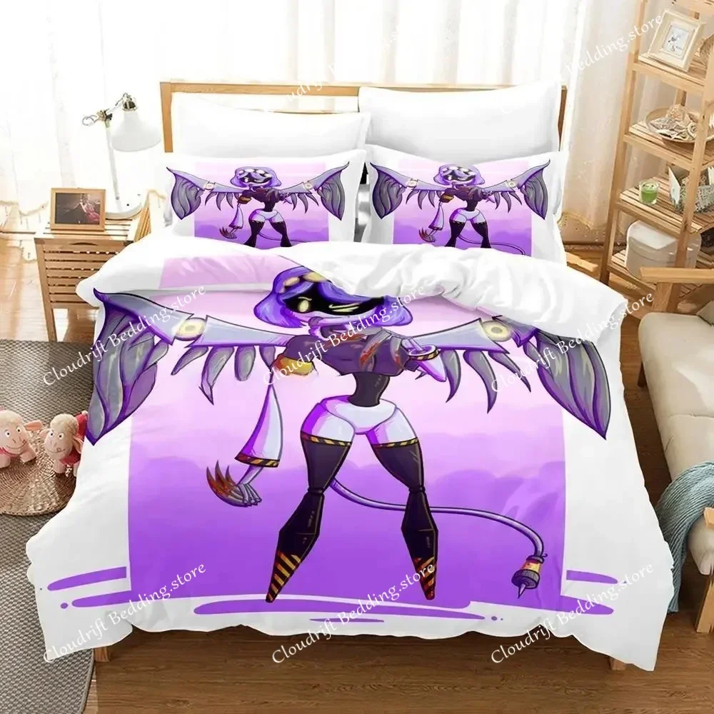 

Cartoon Duvet Cover Pillowcase Murder Drones Bedding Set Adult Boys Girls Bedroom Decoration Gift Single Double King Size026