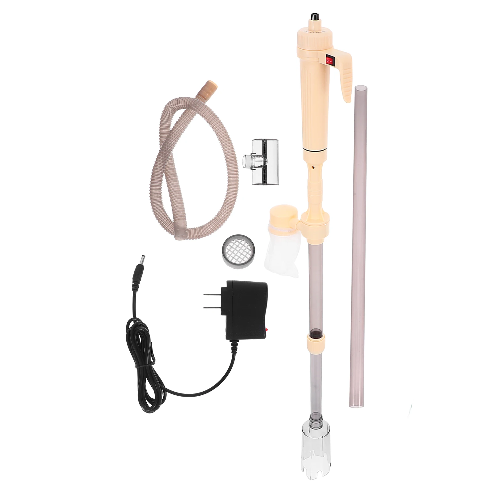 1Set Electric Aquarium Pump Fish Tank Cleaner Water Changer Tool Sand Washer Vacuum Turtle Tank Cleaning Equipment