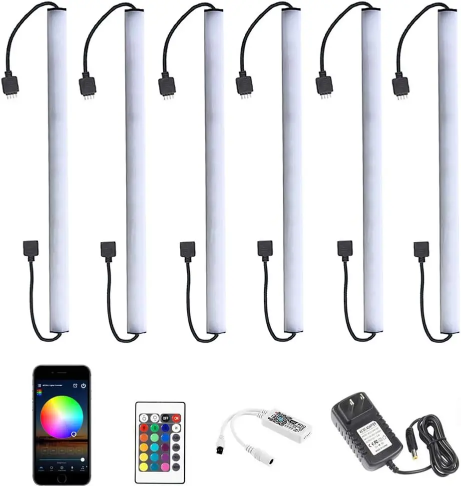 

Dimmable Smart LED Under Cabinet Light Bar, WiFi App Controlled, Color Changing Kit for Kitchen Closet