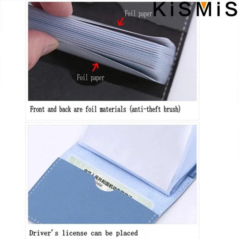 KISMIS Convenient Practical PU Leather Business Card ID Holders Bag with 12/26 Slots