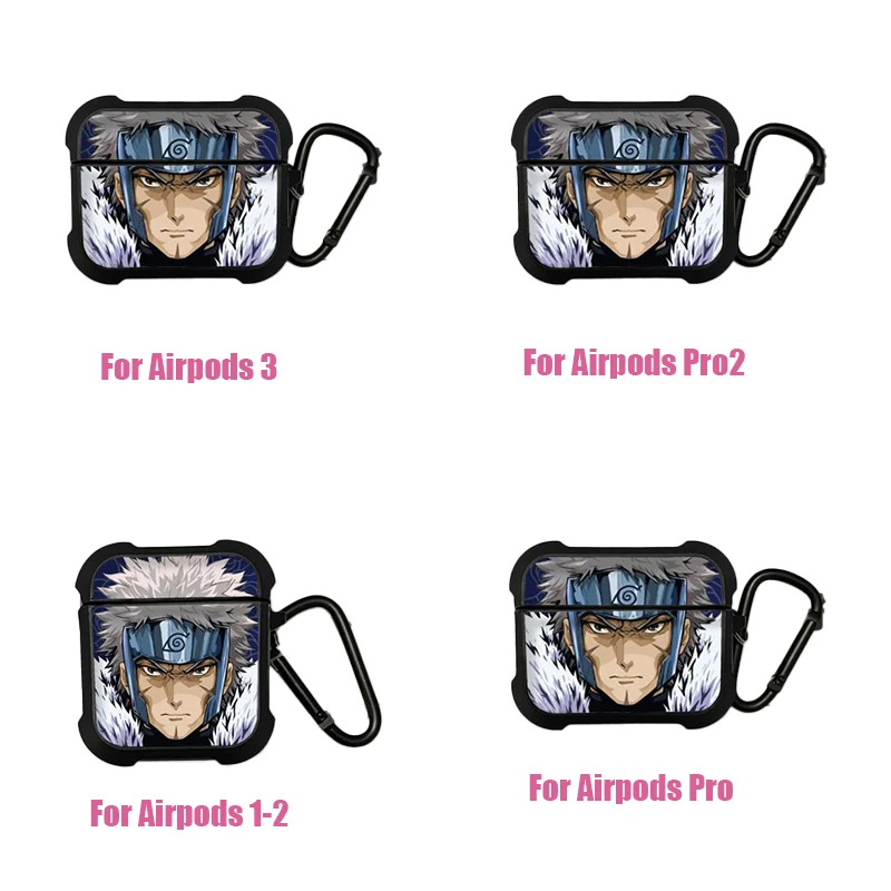 Anime Naruto Mehrere Charaktere Kopfhörerhülle für AirPods 1 2 3 Pro Stoßfeste Schutzhülle Cartoon Headset-Shell Geschenk für Fans – Detail 20