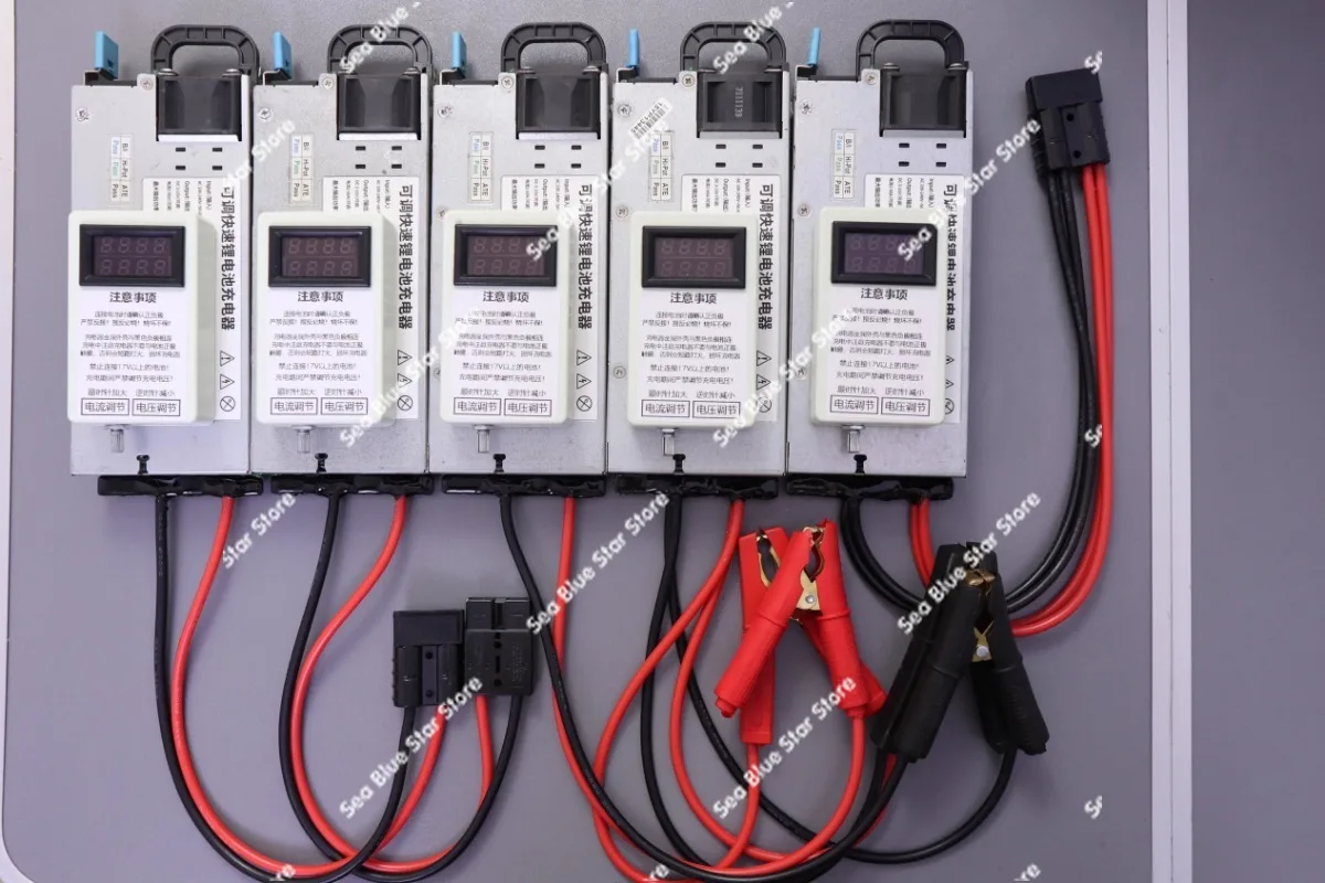 50A high power 14.6V12V adjustment charger iron lithium ternary lead acid car battery programming voltage stabilized RV