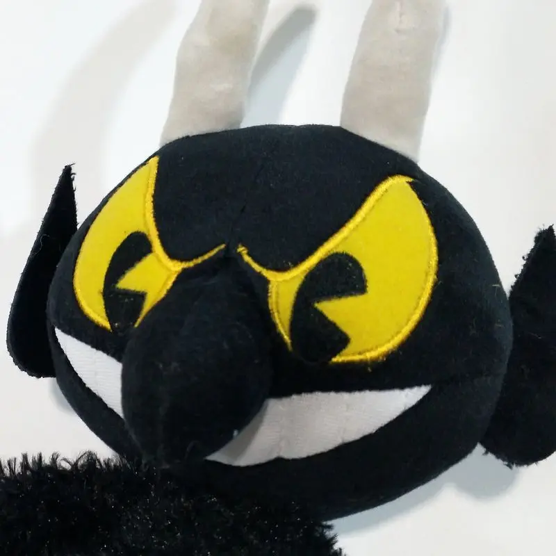 Cuphead The Devil Boss Plush Doll Black Demon Cartoon Game Character Stuffed Toy Soft PP Cotton Collectible Gift