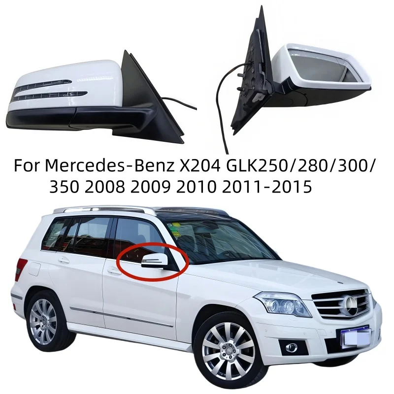 

Car Accessories For Mercedes-Benz X204 GLK250/280/300/350 2008 2009 2010 2011-2015 Auto Side Rearview Mirror Cover Assembly
