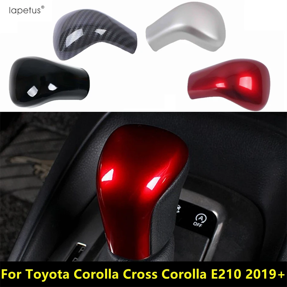 

Car Gear Lever Shift Knob Head Cover Trim ABS Interior Accessories Fit For Toyota Corolla Cross Corolla E210 2019 - 2025 Hybrid