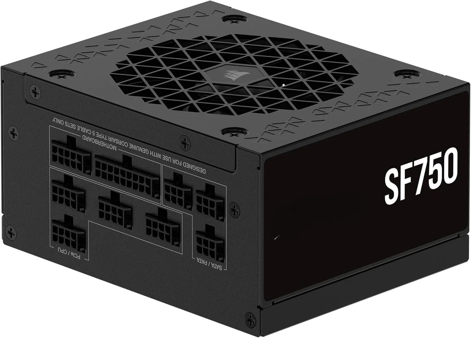 

SF750 (2024) Fully Modular Low Noise 80 Plus Platinum ATX Power Supply – 3.1 Compliant–PCIe 5.1 Ready – SFX-to-ATX Bracket–Black
