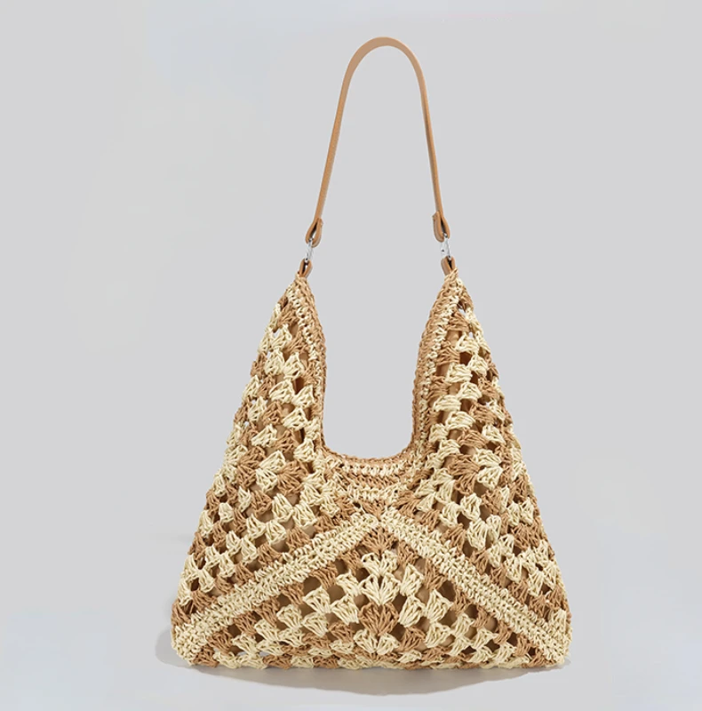 

Straw Woven Underarm Bag Tote Replicas Luxury Brands Shoulder Women's Summer 2024 Wallet Bags Trend Handbags Sac De Luxe Femme