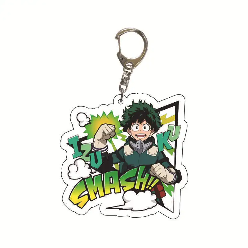 My Hero Academia Double Sided Acrylic Keychain Izuku Midoriya Katsuki Bakugo Shoto Todoroki Anime Pendant Accessories image 3