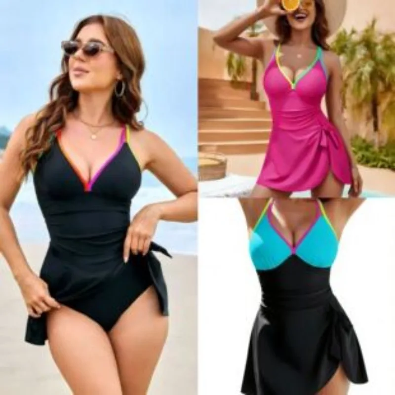 Women One Piece Swimsuit 2026 Tummy Control Ruched Bathing Suit Slimming Push Up Swimwear