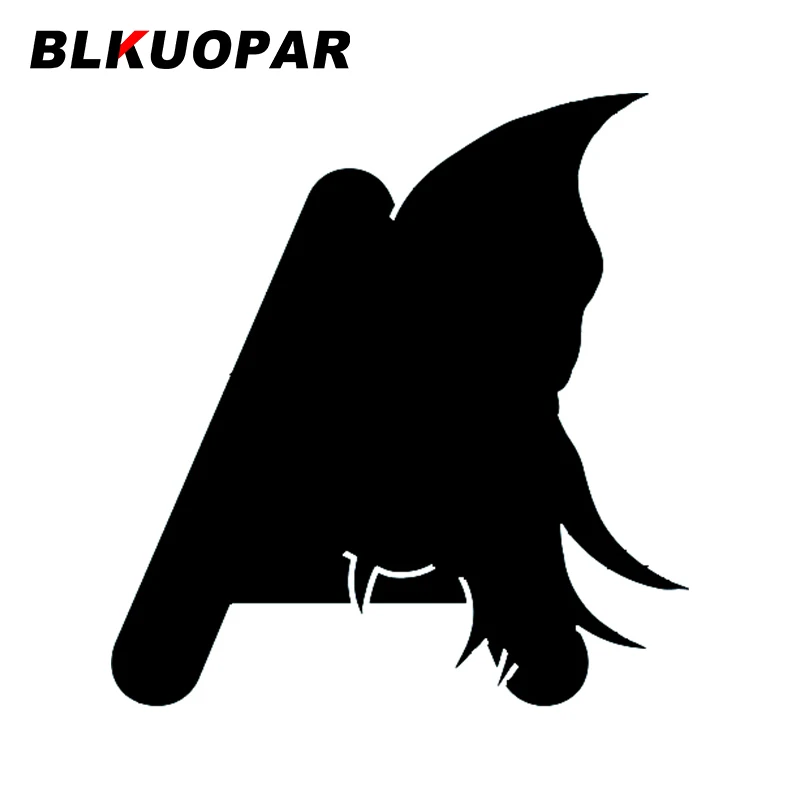 BLKUOPAR for Initial Letter A With Squid Car Sticker Personality Anime Decal Scratch-Proof Motorcycle Windows Car Styling