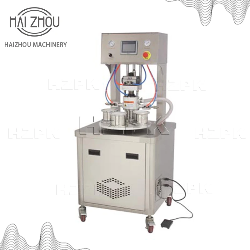 HAIZHOU Four-Head Vacuum Capping Machine Automatic Sealer for Vacuum Glass Bottles Customizable Sizes GJV-40