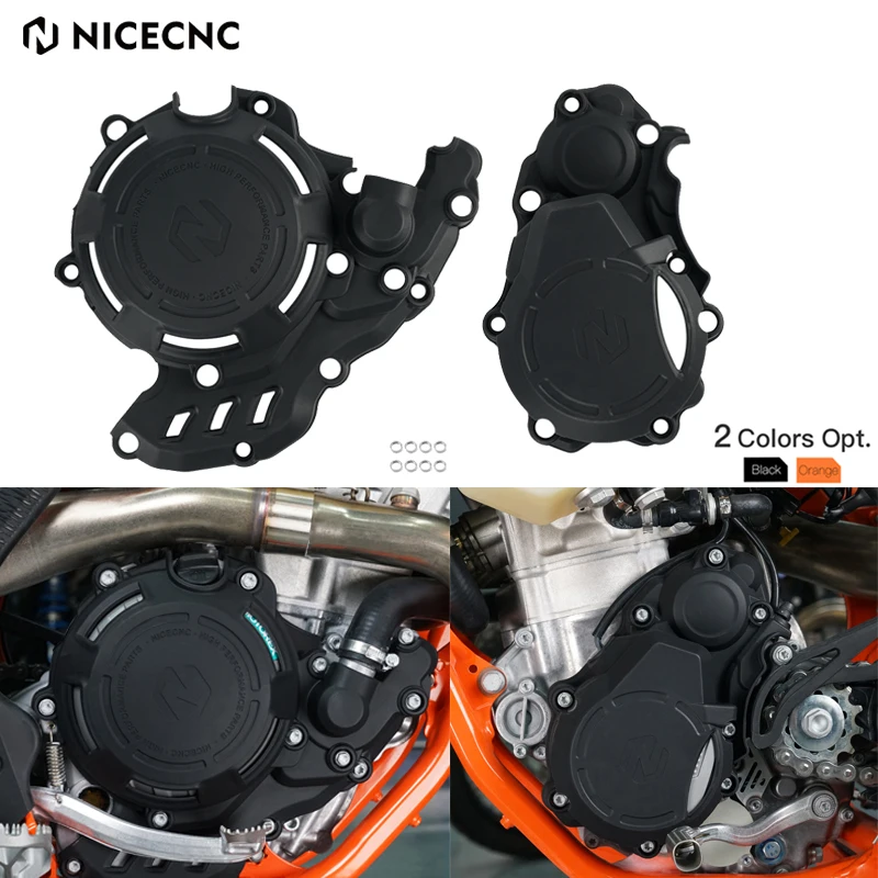 NICECNC For KTM EXC-F 350 Husqvarna FE 350 2017-2023 GasGas EC 250F EC 350F 2021-2023 Clutch Protector Ignition Guard Cover