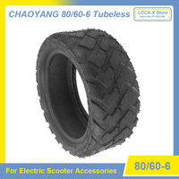 10 Inch Scooter Tire 80/60-6 Tubeless for KUGOO M5 Solar P1 Jueshuai X700 X750 FLJ C11 T11 Electric  Parts & Accessories